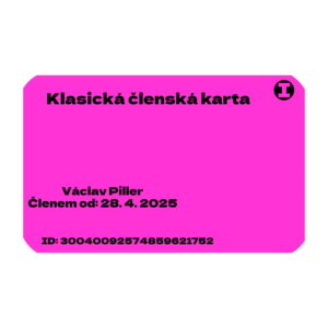 Klasická členská karta